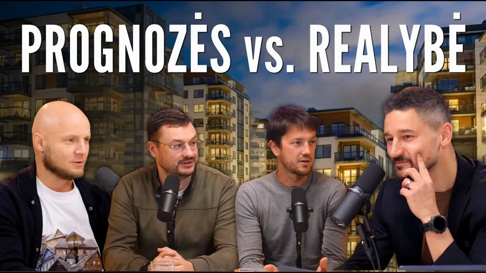 NT prognozės vs realybė: pirminė rinka ir pirkimas iš brėžinių